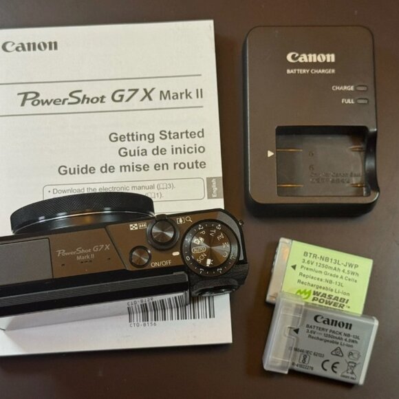 Canon PowerShot G7X Mark II, 20.1MP Digital Camera , Black, Excellent Conditio - Picture 7 of 8